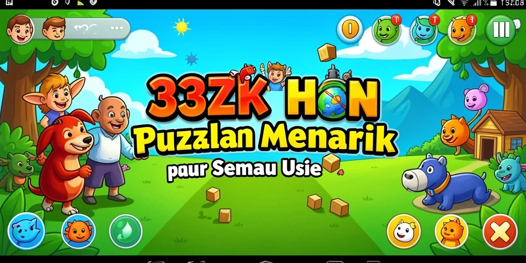 Screenshot gameplay 33ZK menampilkan tantangan puzzle yang menarik.