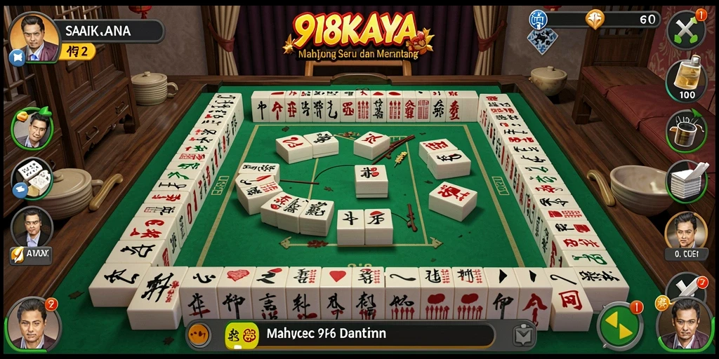 Tangkapan layar gameplay Mahjong yang menarik