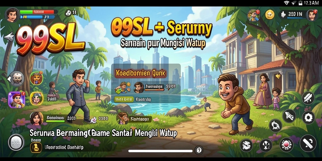 Tampilan gameplay 99SL yang menarik dan penuh warna.
