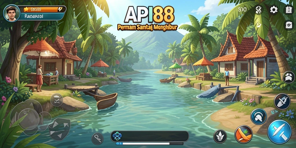 Tangkapan layar menunjukkan gameplay seru dan menawan dari API88.