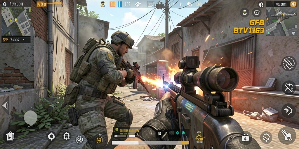 Gameplay mendebarkan dalam BTV168 dengan berbagai senjata dan mode.