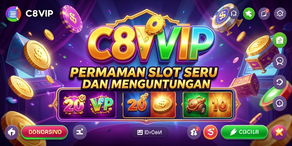 Tampilan menarik gameplay Slot C8VIP yang penuh warna.
