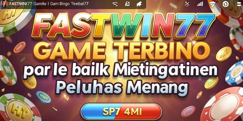 Menampilkan gameplay seru dalam permainan Bingo FASTWIN77.