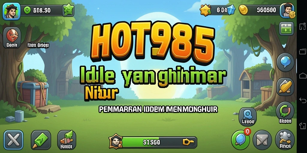Tampilan gameplay HOT985 dengan mekanisme Idle yang seru dan menghibur.