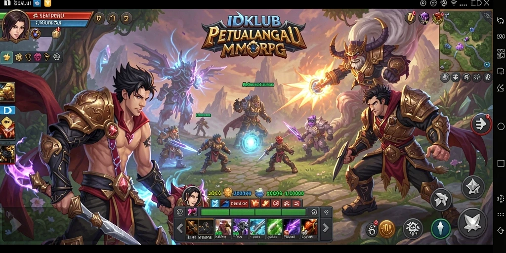 Tampilan menarik dari gameplay IDKLUB yang memukau dan penuh aksi.