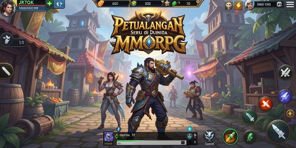 Gameplay MMORPG yang menarik di JKTOK dengan karakter dan petualangan unik.