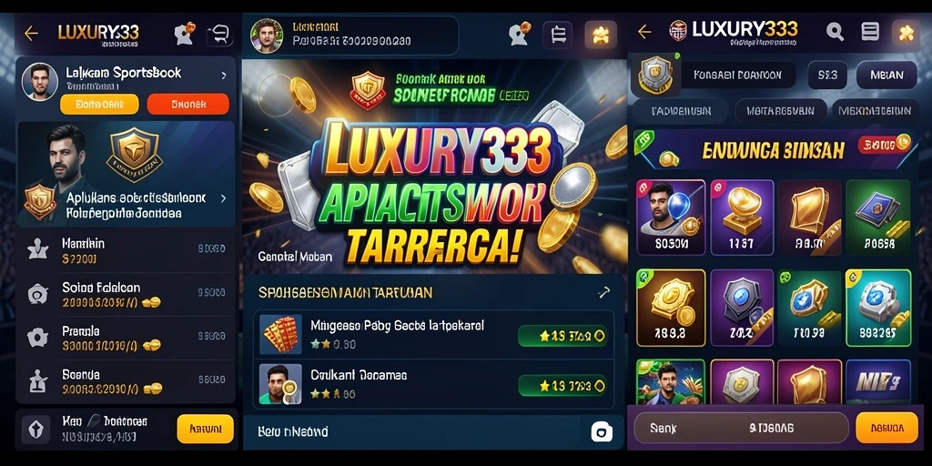 Screenshot utama LUXURY333 menampilkan antarmuka taruhan yang menarik.