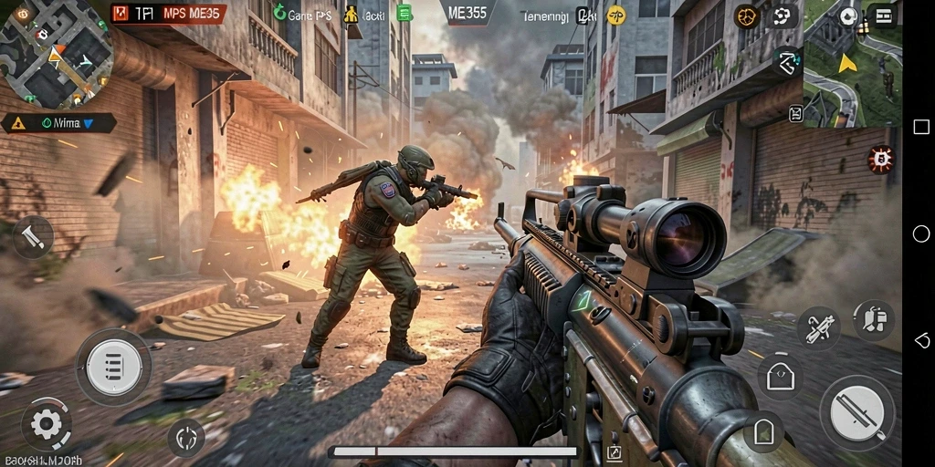 Gameplay seru dengan aksi tembak-menembak yang menegangkan.