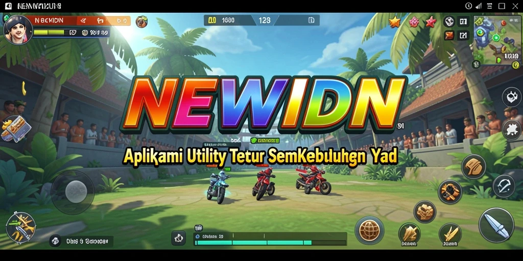 Tampilan utama NEWIDN dengan fitur-fitur Utility yang bermanfaat.