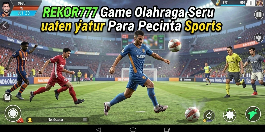 Tampilan gameplay REKOR777 yang seru dan penuh aksi olahraga.