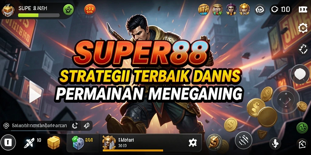 Tampilan gameplay stratejik SUPER88 yang menegangkan dan dinamis.