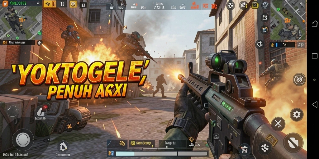 Tangkapan layar menunjukkan aksi menegangkan dalam gameplay FPS.
